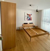 Schlafzimmer buche/schwarz von Z-Möbel