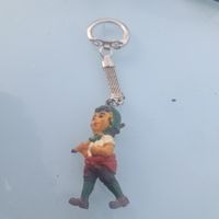 Alter Anhänger mit Murmeli-Figur, Vintage Charm Sammlerstück