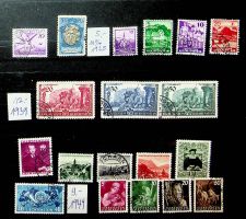 LIECHTENSTEIN TIMBRES OBLITÉRÉS 1925-1951 /T556