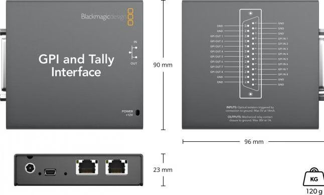 Blackmagic Konverter: Blackmagic Design ATEM GPI Tally Interface Originalverpackt – Gebraucht aus Zürich von Nathmann 2