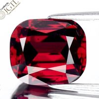 5.20 cts TOP Rot violet UMBALIT Granat Garnet ZERTIFIKAT 