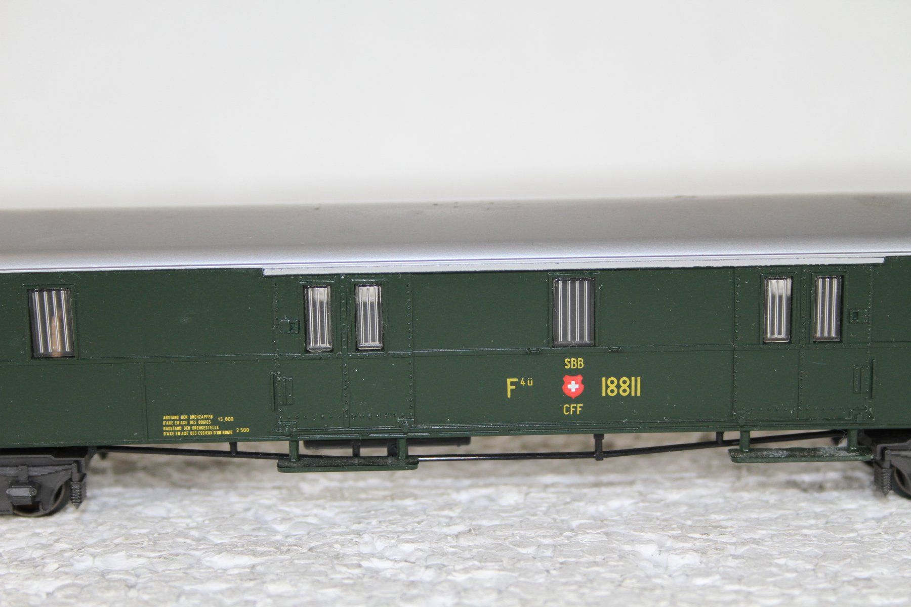 Märklin Modellini di ferrovie: Marklin 4146 SBB Gepäckwagen mit DC Achsen – Usato da Triesen venduto da gleis8 1