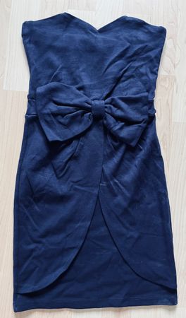 Minikleid von Asos in dunkelblau/ Marine UK 8 D 36 trägerlos
