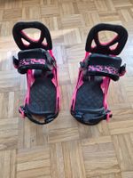 Salomon Snowboardbindungen pink-schwarz