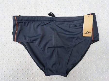 NEU! Klassische Lahco (Suisse) Badehose Grau Gr.XXL