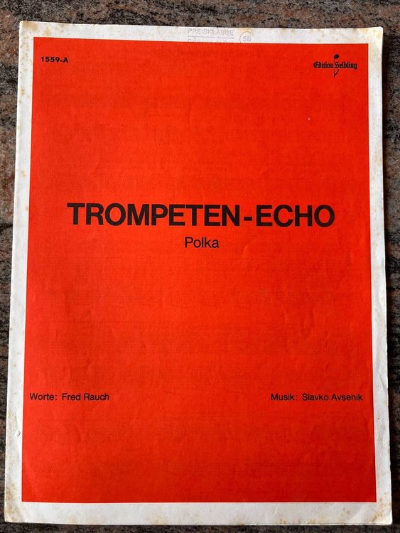 noten-antik-trompeten-echo-polka-von-slavko-arsenik-gebraucht-in