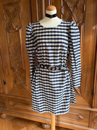 40% Seide 60% Baumwolle  Kleid  Größe L Stil Christian Dior