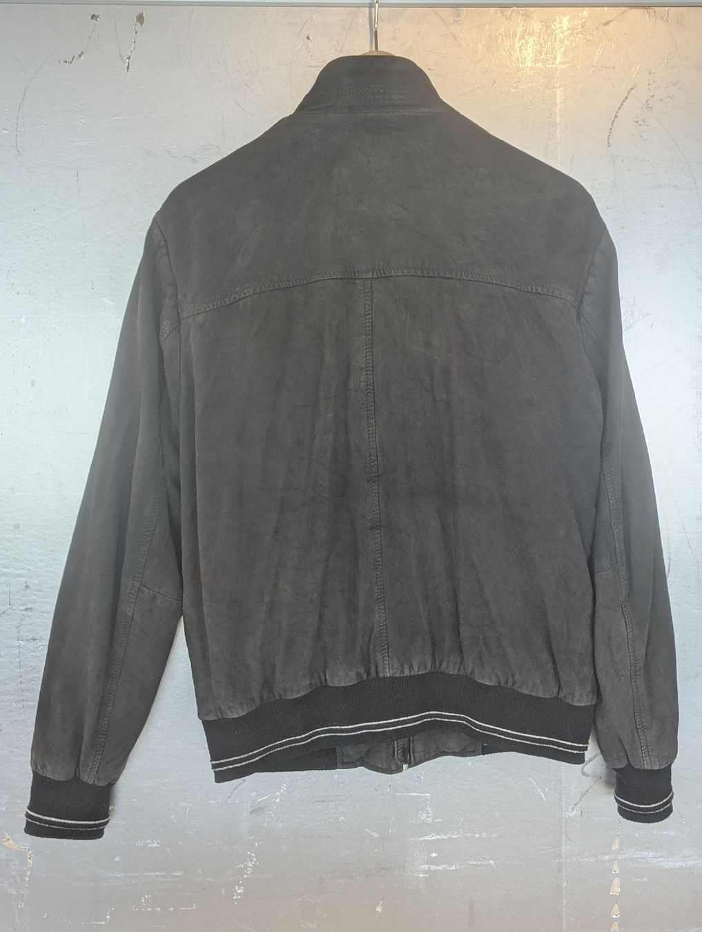 Maddison Giacche: Maddison Weekend Men's Leather Suede Bomber Jacket Size S – Usato da Erlinsbach SO venduto da Meytalien 1