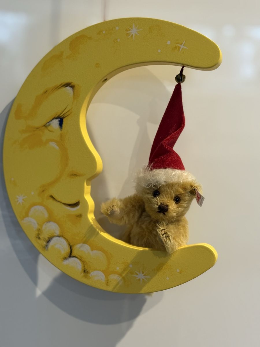 Raccolte di bollini & punti: Steiff Teddybär mit Holzmond – Nuovo e nell'imballaggio originale da Mumpf venduto da A_B_E 2
