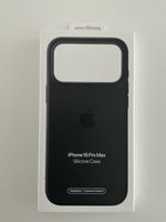 Coque silicone Apple iPhone 18 Pro Max MagSafe Noir Neuf