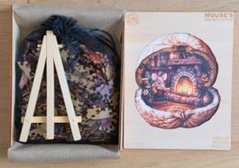 Holzpuzzle «Mouse’s Walnut House» von Woodbests