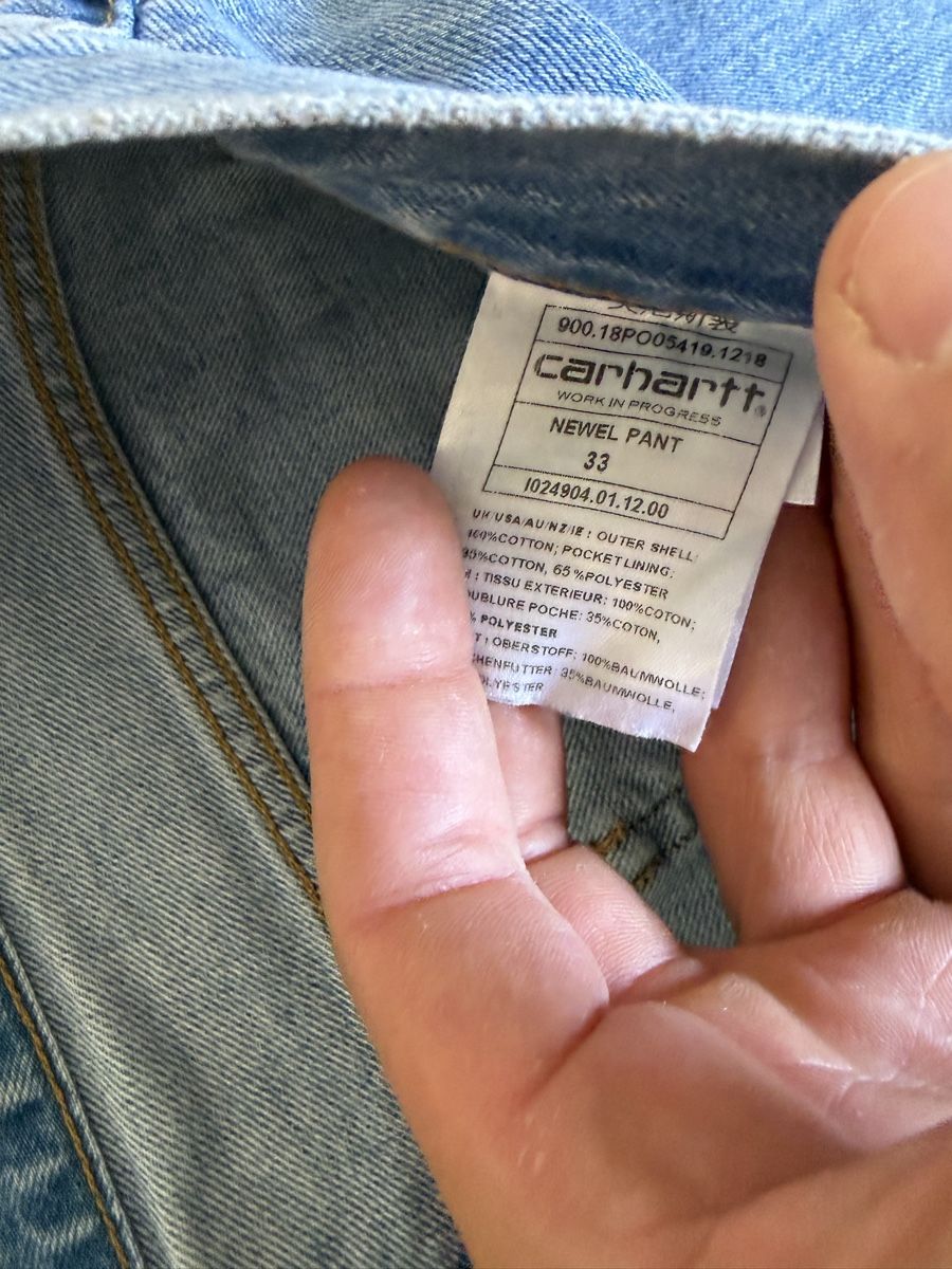 Carhartt Jeans: Carhartt Newel Pant Gr. 33 - light blue – Gebraucht aus Hinwil von rubinstar4 2