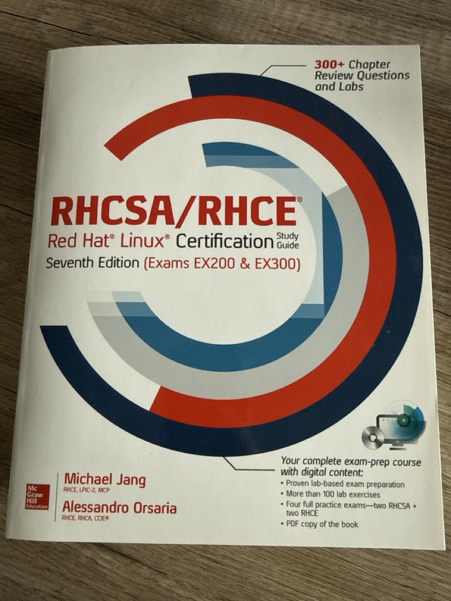 Bücher: RHCSA/RHCE Red Hat Linux, 7th Edition, EX200 & EX300 – Neu und originalverpackt aus Root D4 von dm96