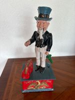 Uncle Sam Gusseisen Spardose Vintage
