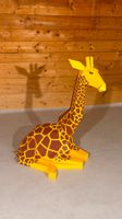 Design Deko Giraffe Skulptur im Origami Stil  aus Sperrholz