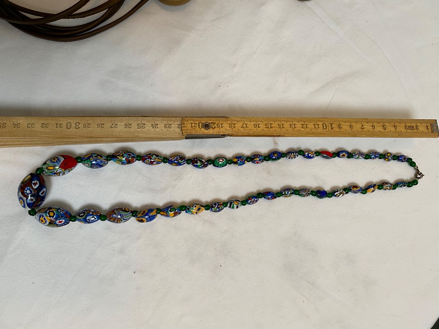Murano Catenine: Millefiori Murano Halskette – Usato da Basel venduto da ota_2f9m 5