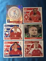 Topps - EM 2024 - 6 Sticker (Ciro Immobile, Djibril Sow etc)