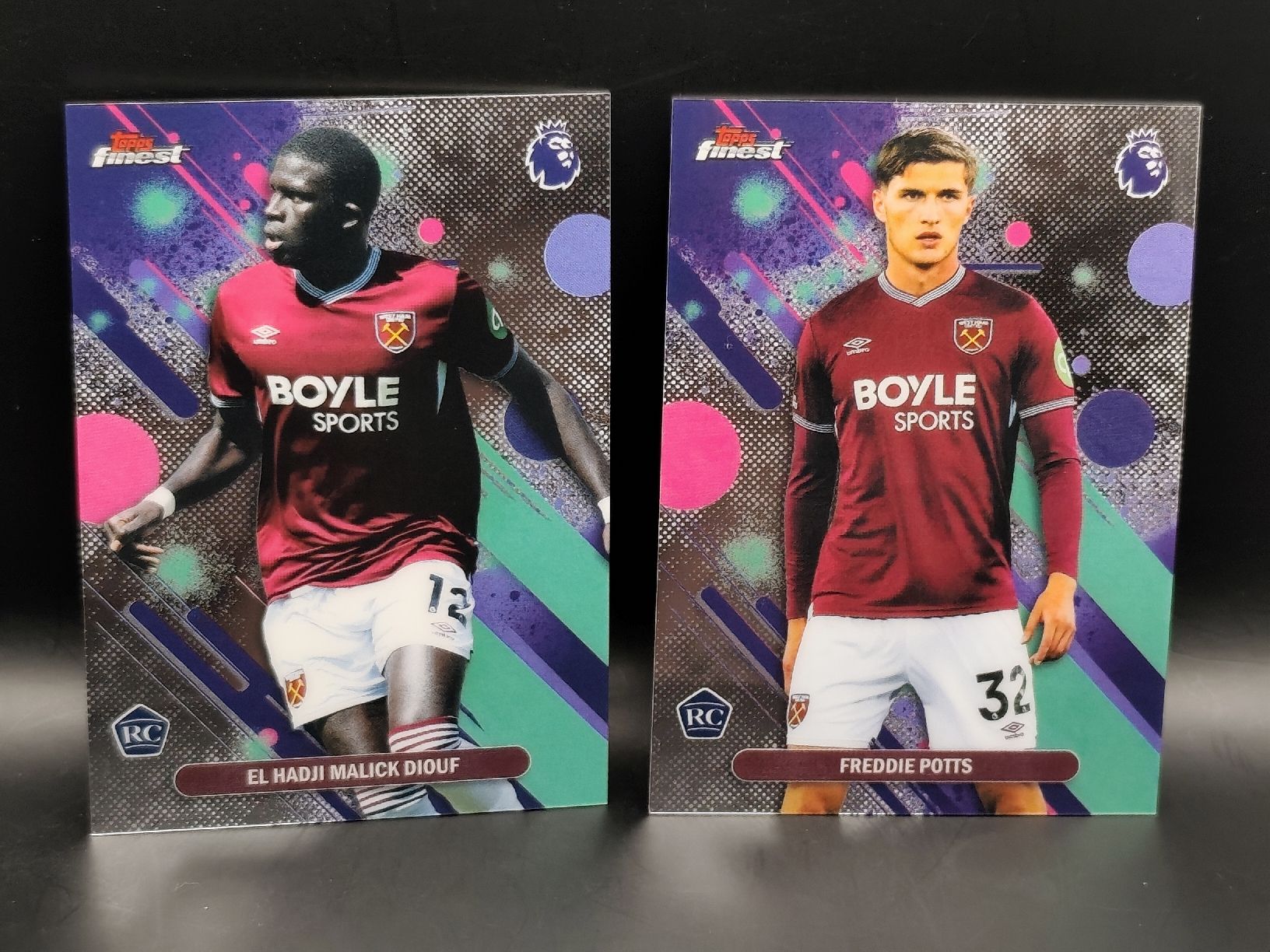 Topps Cartes à collectionner: 2x West Ham United Karten - Topps Finest EPL – D'occasion à Ostermundigen par DaCards
