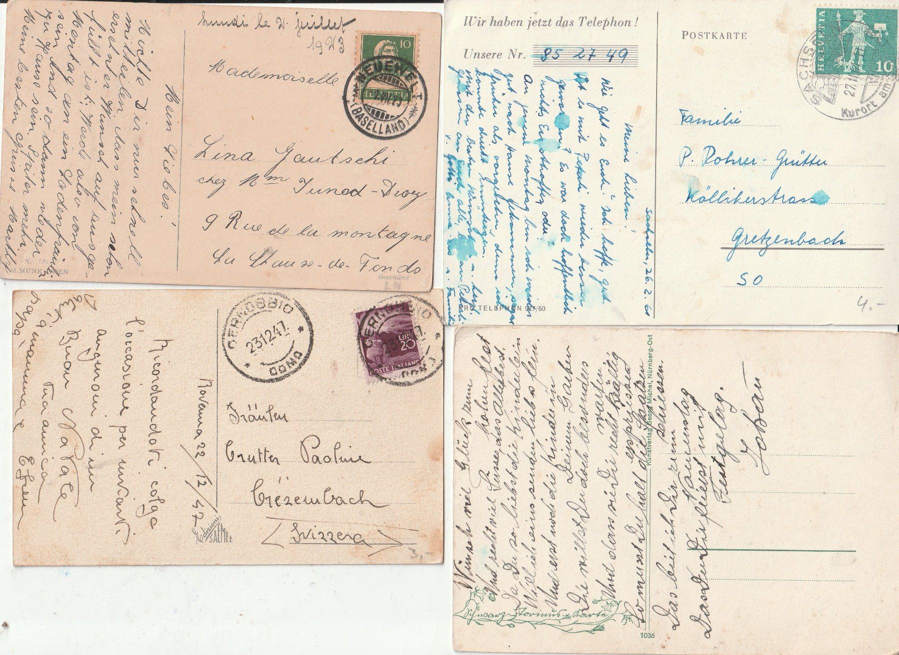 Cartoline postali: 20  Diverse Karten – Usato da Lumbrein venduto da made02 5