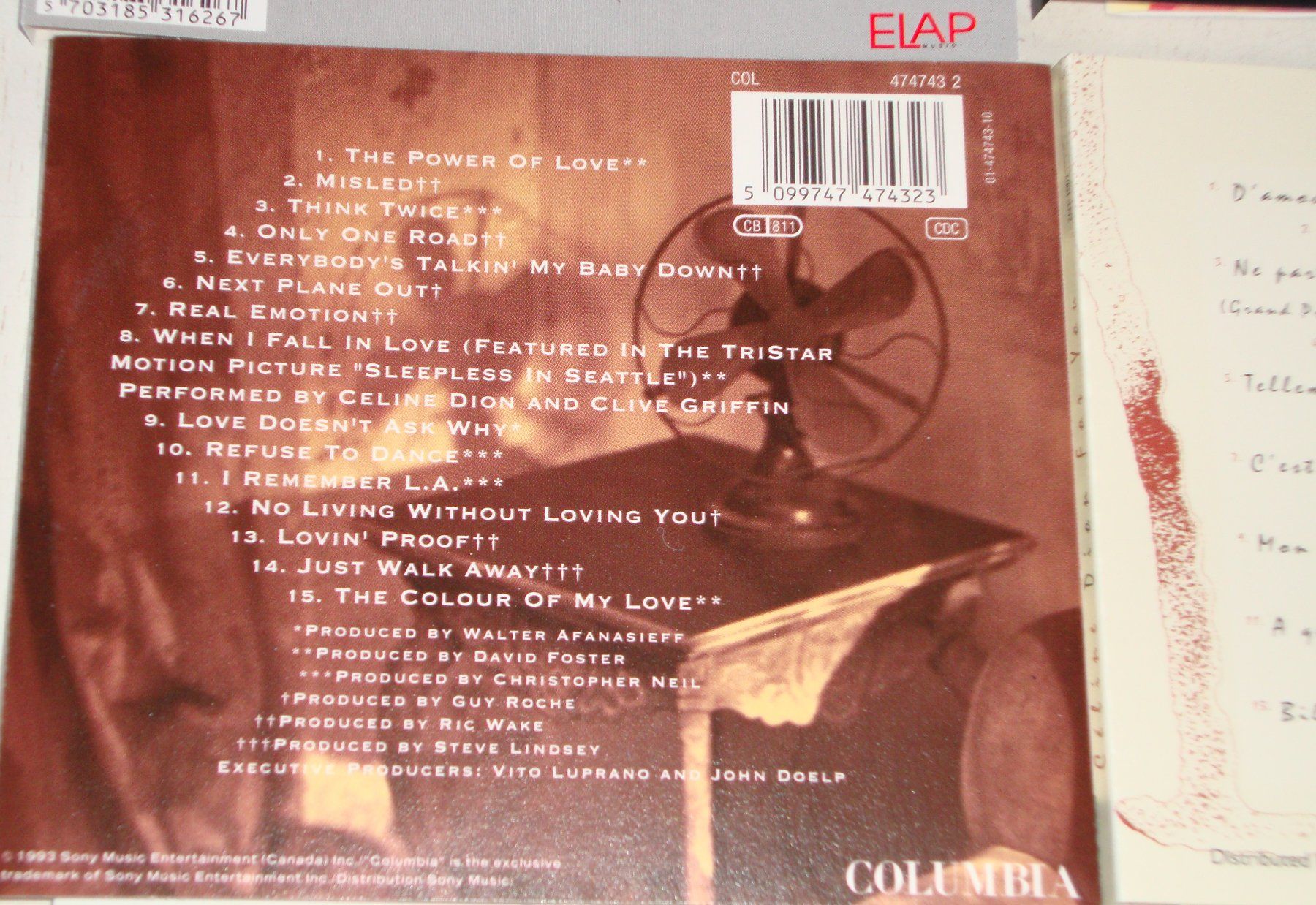 CD: 6CD's - Celiner Dion – Usato da Unterbäch VS venduto da diquq 5