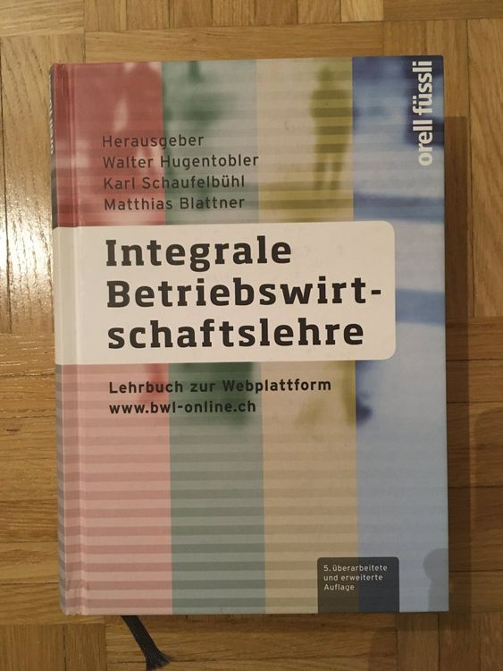 Integrale Betriebswirtschaftslehre | Kaufen Auf Ricardo