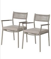 Gartenstuhl Kiran 6 Stück Grau von Jardi