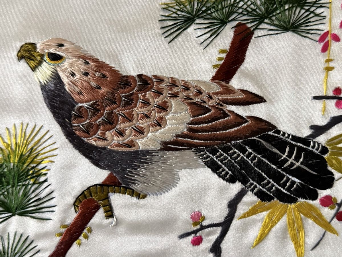 Gemälde: Toile asiatique brodé  – Gebraucht aus Petit-Lancy von Solcarm 5