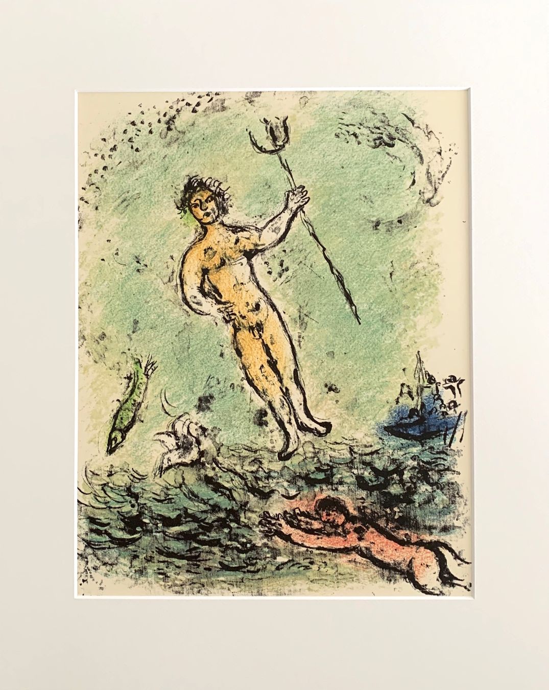 Grafica & Litografie: Marc Chagall   "Homer Die Odyssee"    3 Lithographien – Usato da Nennigkofen venduto da waltraub 6