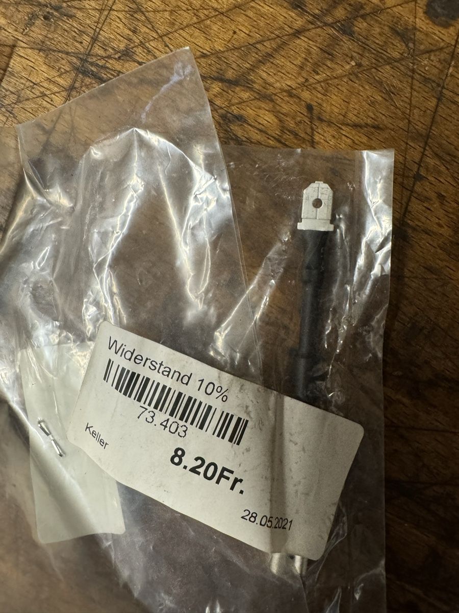 Mofa-Ersatzteile: Mofa Widerstand für licht – Neu und originalverpackt aus Dübendorf von Sachs621 2