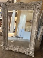 Wandspiegel Barockstil weiss antik 117x82 cm