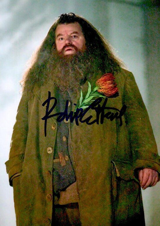 Autografi: HARRY POTTER HAGRID Robbie COLTRANE / TOP AUTOGRAMM – Usato da Egg b. Zürich venduto da Dbunny