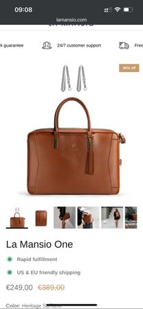Real leather bag 