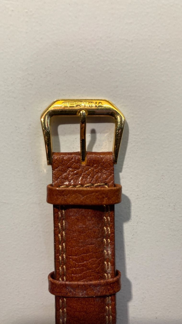 Certina Orologi: Certina DS Herrenuhr Bicolor Lederarmband – Usato da Zwingen venduto da Hugom 3