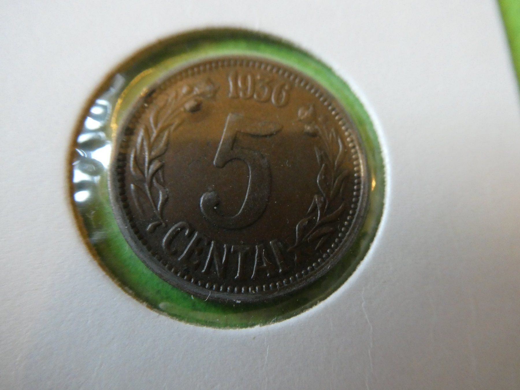 Tutti le monete: Litauen 1936, 5 Centai   unz – Usato da Hinterforst venduto da Rohusri 1