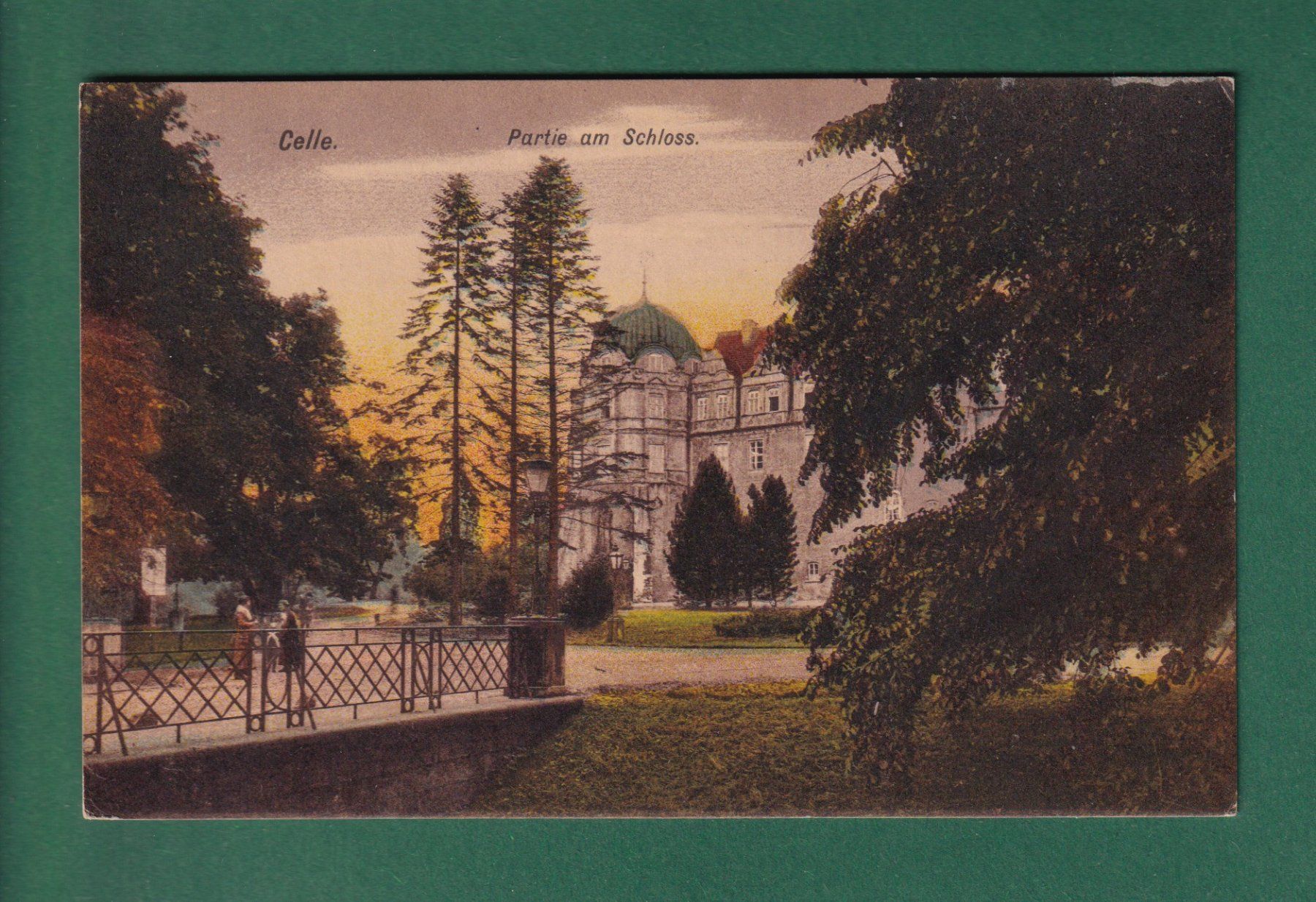 Cartoline postali: CELLE - Partie am Schloss – Usato da Pully venduto da nicecards-shop