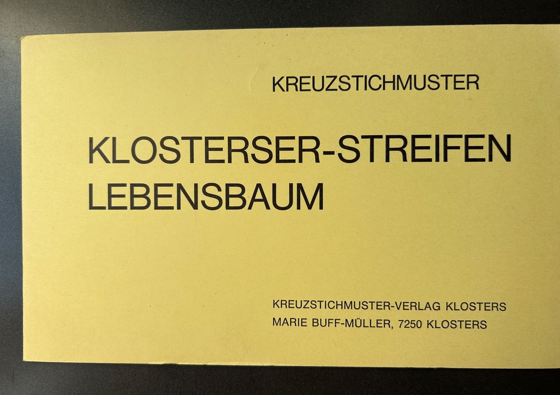 Patrons: Kreuzstichmuster Vorlage – D'occasion à Untervaz par buesmig
