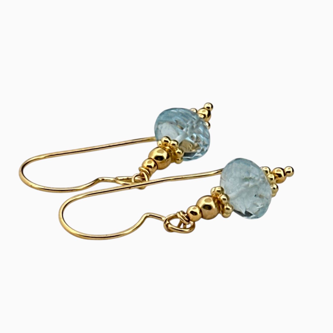 Olga Ribler Ohrringe & -stecker: Silberohrringe mit Aquamarin, vergoldet – Neu (gemäss Beschreibung) aus Luzern von MonikaS03 1