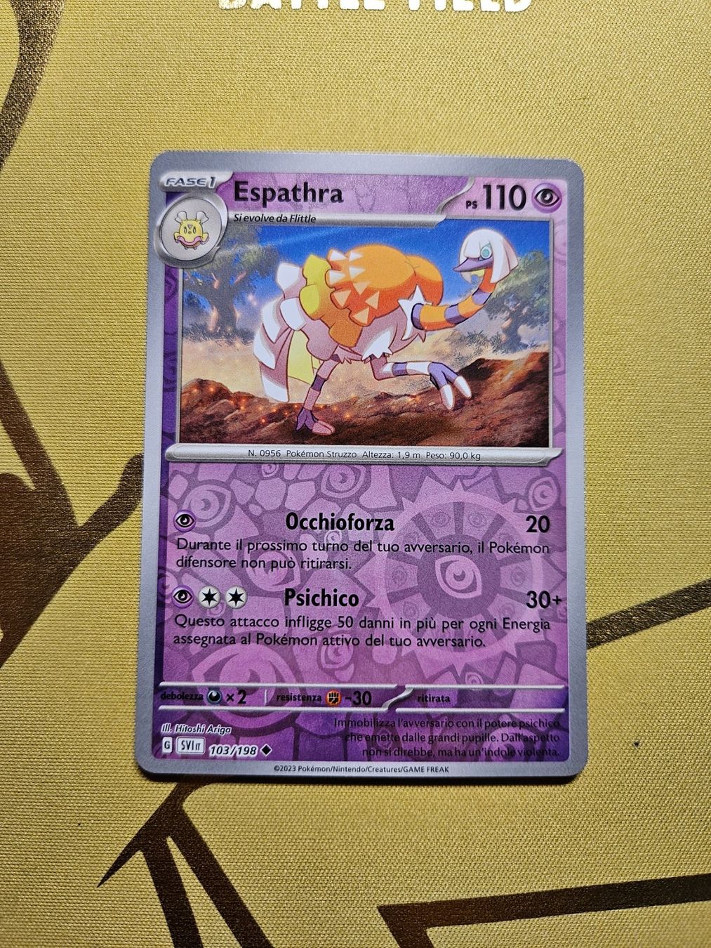 Pokémon Sammelbilder & Trading cards: Scarlet & Violet - Espathra – Gebraucht aus Bellinzona von Pokemarco