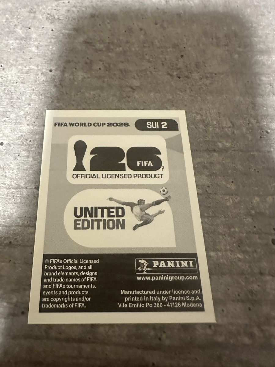 Panini Sammelbilder & Trading cards: SUI 2 , FIFA WORLD CUP 2026 PANINI  – Neu (gemäss Beschreibung) aus Frauenfeld von 1PegPeg1 1