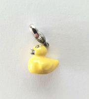 Charm Silber 925 "Gummiente" (rhodiniert)