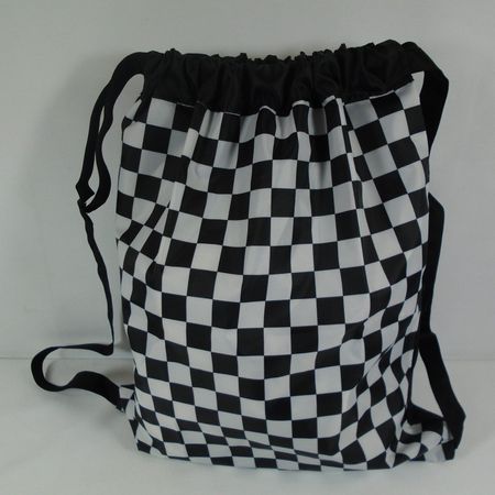 Karierter Beutel / Turnbeutel / Tasche