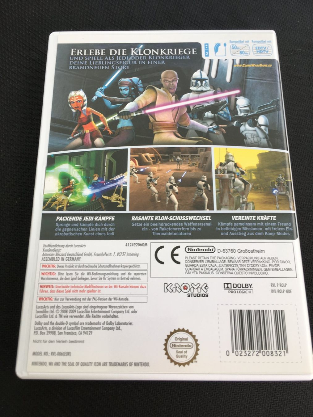 Nintendo Giochi: Star Wars the clone Wars - Nintendo Wii – Usato da St.Gallen venduto da Punktchen01 1