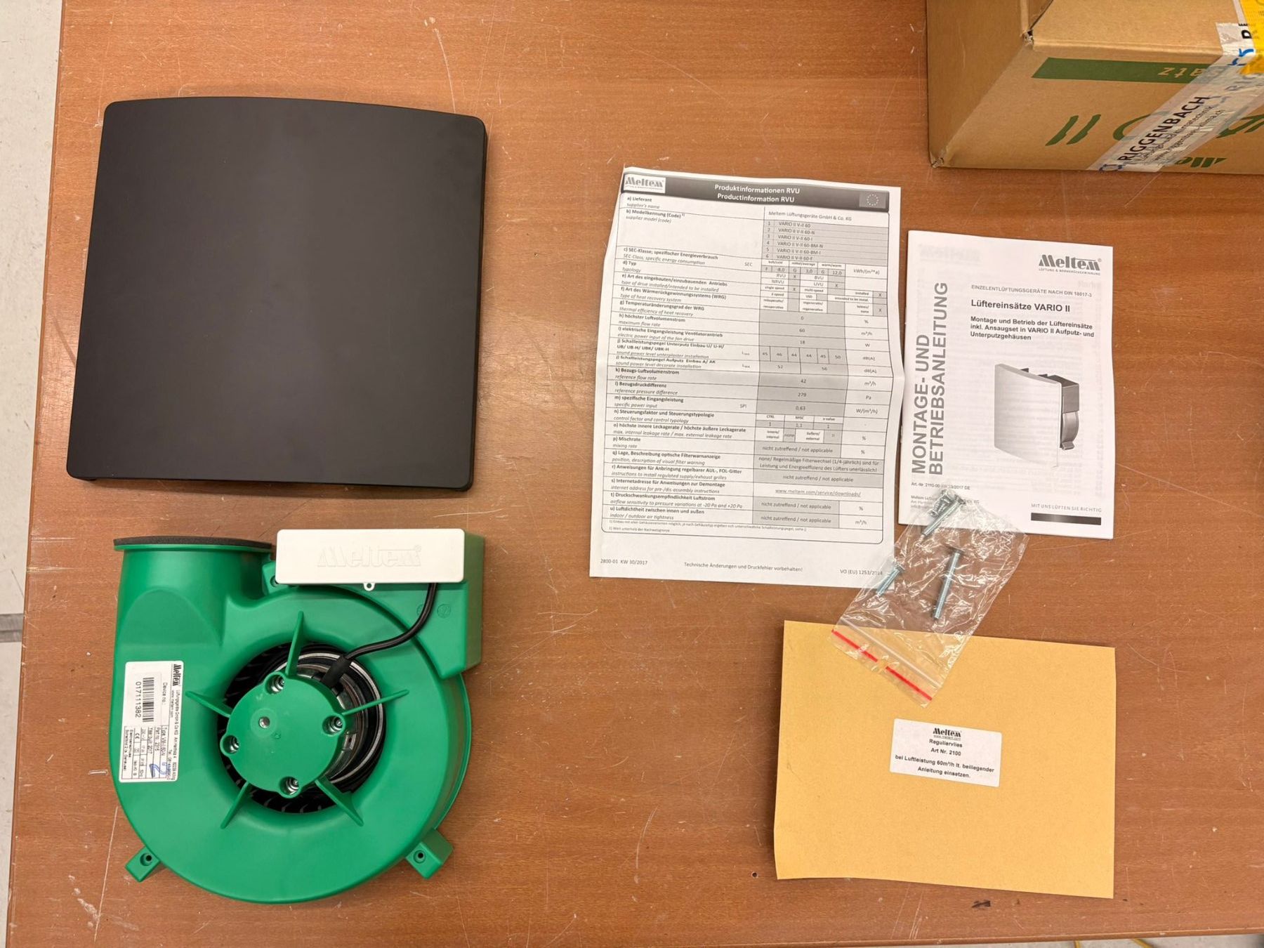 Klimageräte: Meltem Lüftereinsatz VARIO 2 – Neu (gemäss Beschreibung) aus Füllinsdorf von sim_xhw8