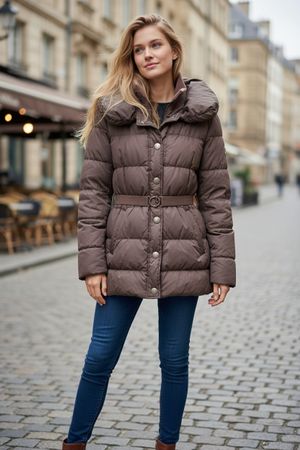 doudoudoune brune esprit 36
