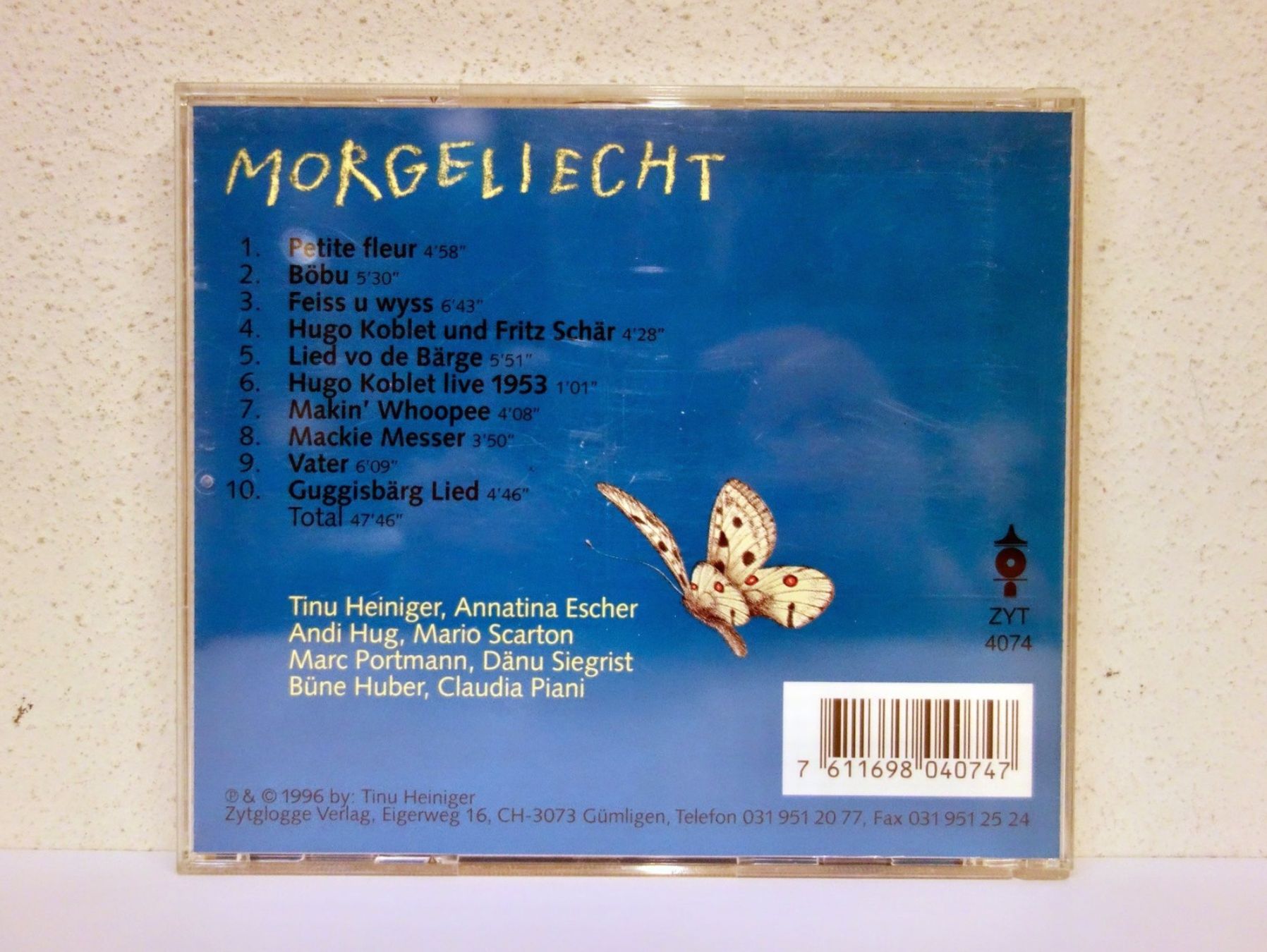 CD: CD TINU HEINIGER / MORGELIECHT – Nuovo (secondo la descrizione) da Kerzers venduto da djstarsky73 1