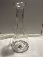 Hergiswiler Glas-Karaffe Deko Vintage ca. 22,8 cm hoch