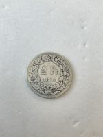 Ancienne pièce de 2 francs en argent, daté de 1874 