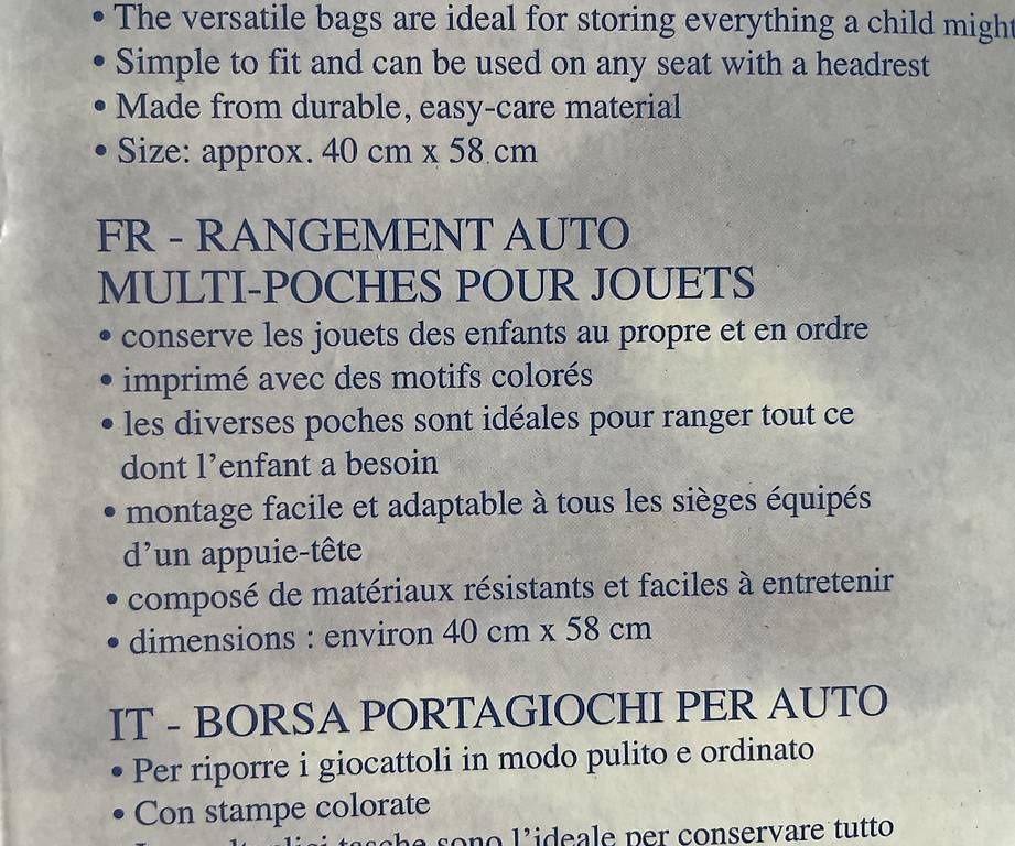Sticker: Rangement auto Frozen 2 multi poches – Nuovo e nell'imballaggio originale da Fully venduto da thg_dcv9 2