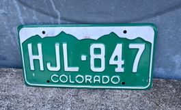 US Nummernschild COLORADO