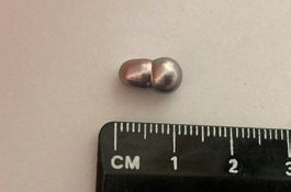 Perle de culture baroque teintée - R2x / Zuchtperle